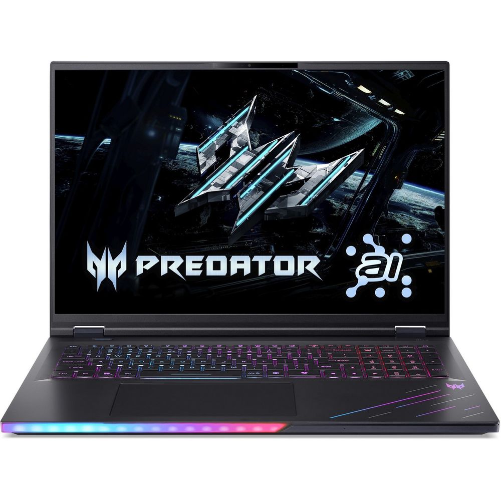 Ноутбук Acer Predator Helios 18 AI PH18-73-90A9 Intel Core Ultra 9 275HX/32Gb (2*16 D5)/SSD1Tb/RTX5090 24Gb (175W)/18"/IPS/WQUXGA/3840×2400/120Hz/NoOS