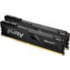 Модуль памяти Kingston FURY Beast Black Gaming Memory KF426C16BBK2/64 64GB DDR4 2666 DIMM Non-ECC, CL16, 1.2V, 2Gx8 Кит 2х32, RTL (320084)