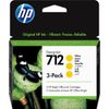 Картридж HP 712 для DJ T230/T630/T650/Studio, желтые, тройная упаковка 3ED79A (3*29мл) (352883)