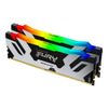 Комплект модулей памяти Kingston 32GB DDR5 6400 DIMM FURY Renegade RGB XMP Gaming Memory KF564C32RSAK2-32 Non-ECC, CL32, 1.4V, (Kit of 2) 1RX8 32-39-3