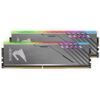 Комплект модулей памяти Gigabyte Aorus RGB Silver Gaming Memory GP-AR32C16S8K2HU416R 16GB DDR4 3200 DIMM 2 pack Non-ECC, CL16, 1.35V, Kit (2x8GB), RTL