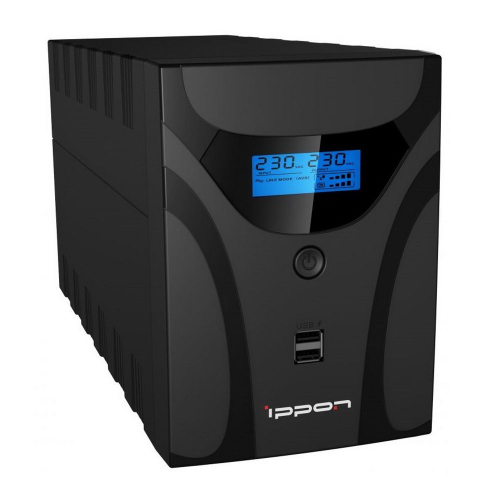 Источник бесперебойного питания IPPON Bad Pack ИБП Ippon Smart Power Pro II Euro 1200 720W/1200WA (1029740) (804960)
