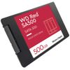 Твердотельный накопитель SSD WD Red SA500 WDS500G1R0A 500GB 2.5" Client SATA 6Gb/s, 560/530, IOPS 95/85K, MTBF 2M, 3D TLC, 350TBW, NAS, Retail (872346