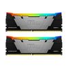 Комплект модулей памяти Kingston 32GB DDR4 3600 FURY Renegade RGB Black XMP Non-ECC Unbuffered DIMM (Kit 2*16gb) 2RX8 16-20-20 1.35V 288-pin 8Gbit