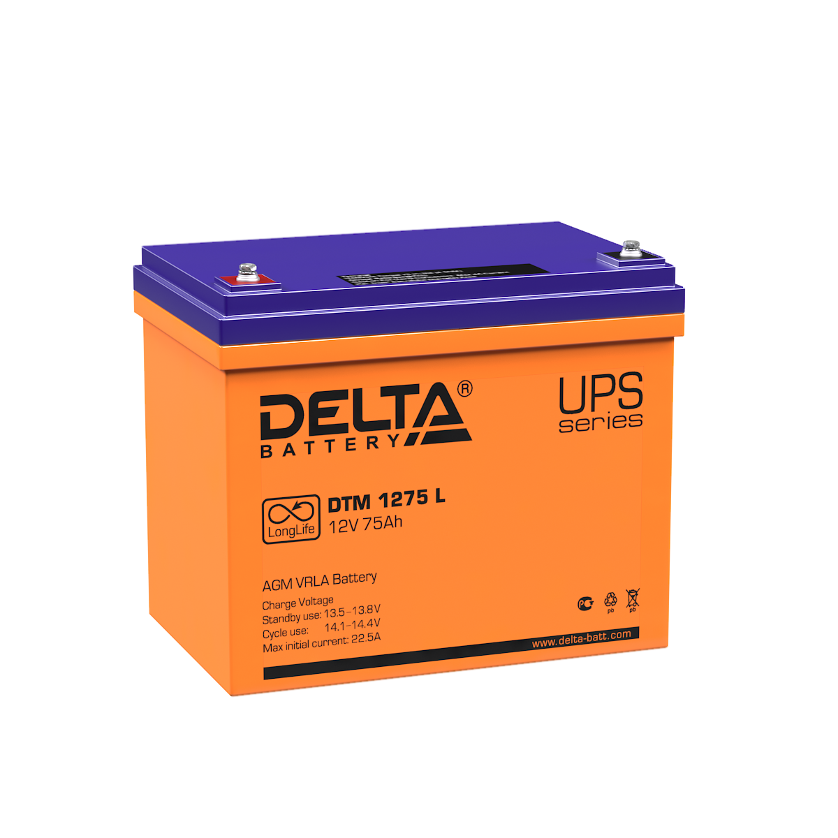 Аккумуляторная батарея DELTA DTM 1275 L