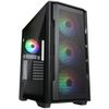 Корпус Cougar Uniface X RGB Black, 3x140mm ARGB +1x120mm ARGB Fan, ARGB Fan Hub, без БП, черный, E-ATX