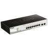 Коммутатор D-Link DGS-1210-10/F1A Настраиваемый коммутатор WebSmart с 8 портами 10/100/1000Base-T и 2 портами 1000Base-X SFP {5} (411670)