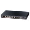 Коммутатор Edge-corE ECS2100-10PE Edge-corE 8 ports 10/100/1000Base-T + 2G SFP uplink ports with 4 port PoE (65W) L2 Gigabit Ethernet Switch - Pro Sma