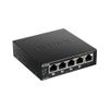 Коммутатор D-Link DGS-1005P/A1A Неуправляемый коммутатор с 5 портами 10/100/1000Base-T, функцией энергосбережения и поддержкой QoS (4 порта с поддержк