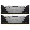 Комплект модулей памяти Kingston 64GB DDR4 3600 FURY Renegade Black XMP Non-ECC Unbuffered DIMM (Kit 2*32gb) 2RX8 18-22-22 1.35V 288-pin 16Gbit
