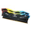 Комплект модулей памяти TEAM GROUP 32GB DDR5 6000 DIMM T-FORCE DELTA RGB Black Gaming Memory FF3D532G6000HC38ADC01 Non-ECC FF3D532G6000HC38ADC01 16GBx