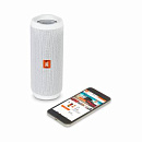 Колонка порт. JBL FLIP 4 белый 16W 2.0 BT/3.5Jack 3000mAh (JBLFLIP4WHT)