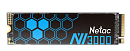 SSD накопитель Netac SSD NV3000 1TB PCIe 3 x4 M.2 2280 NVMe 3D NAND, R/W up to 3100/2100MB/s, IOPS(R4K) 220K/160K, TBW 600TB, with heat sink, 5y wty