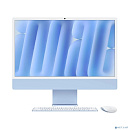 Apple iMac 24-inch 2024 [MWUF3HN/A] (КЛАВ.РУС.ГРАВ.) Blue 24" Retina 4.5K {(4880x2520) M4 8C CPU 8C GPU/16GB/256GB SSD/рекоменд.переход.1979059/199128