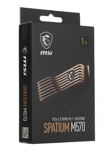 SSD жесткий диск PCIE 5.0 NVME M.2 1TB SPATIUM M570 1TB HS MSI