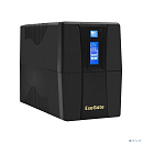 Exegate EX292776RUS ИБП ExeGate Power Smart ULB-800.LCD.AVR.2SH <800VA/480W, LCD, AVR, 2*Schuko, металлический корпус, Black>