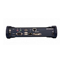 DVI KVM-удлинитель с доступом через IP, Gigabit Ethernet, аудио,RS232, USB, видео (1920 x 1200 @ 60Гц), возможность подключения двух дисплеев, мышь, к