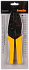 Инструмент обжимной Hyperline HT-336A для RJ-58/RG-59/RG-62 (упак:1шт) черный/желтый