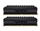 Модуль памяти PATRIOT Viper 4 Blackout Gaming DDR4 Общий объём памяти 16Гб Module capacity 8Гб Количество 2 4000 МГц Множитель частоты шины 19 1.35 В