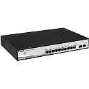 Коммутатор D-LINK Сетевой коммутатор/ Managed L2 Switch with 8 10/100/1000Base-T PoE + 2 SFP Ports