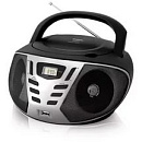 Аудиомагнитола BBK BX180U черный/серый 4Вт/CD/CDRW/MP3/FM(dig)/USB