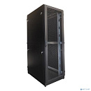 ЦМО Шкаф серверный напольный 42U (800 х 1200) двойные перфорированные распашные двери 2 шт., цвет черный (ШТК-М-42.8.12-88АА-9005)