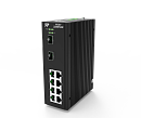 Управляемый коммутатор L2+ c 2 слотами 1000/2500Base-X SFP, 8 портами 10/100/1000Base-T(X) (разъем RJ45) с поддержкой PoE+ IEEE 802.3af/at, два входа