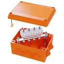 DKC FSB11506 Коробка пластиковая FS с кабельными вводами и клеммниками, IP56,100х100х50мм, 5р, 450V,10A, 6мм.кв.