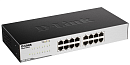 D-Link DGS-1016C/B1A , 16-port UTP 10/100/1000Mbps Auto-sensing, Stand-alone, Unmanaged