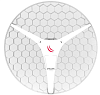 MikroTik LHG XL HP5 with 27dBi 5GHz antenna, Dual Chain High Power 802.11an wireless, 600MHz CPU, 64MB RAM, 1x LAN, POE, PSU, RouterOS L3