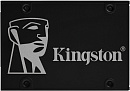 Твердотельный накопитель/ Kingston SSD KC600, 512GB, 2.5" 7mm, SATA3, 3D TLC, R/W 550/520MB/s, IOPs 90 000/80 000, DRAM buffer 512MB, TBW 300, DWPD