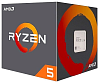 CPU AMD Ryzen 5 2600, 6/12, 3.4-3.9GHz, 576KB/3MB/16MB, AM4, 65W, YD2600BBAFBOX BOX