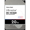 Жесткий диск WD Жесткий диск/ HDD SATA Server 20Tb Ultrastar DC HC560 7200 6Gb/s 512MB 1 year warranty