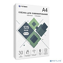 Пленка для ламинирования ГЕЛЕОС, А4, 125 мкм 30 шт./ Пленка для ламинирования A4, 216х303 (125 мкм) глянцевая 30шт, ГЕЛЕОС [LPA4-125-30]