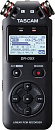 Рекордер мобильный [DR05X] Tascam [DR-05X] АЦП/ЦАП: 24 бит/96 кГц, 20-20000 Гц, THD: 0,01%, S/N: 94 дБ, микрофоны: 2хвсенаправленных, память: micro SD