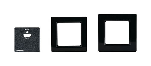 Лицевая панель для усилителя-эквалайзера WP-3H2/EU-80/86(W) Kramer Electronics [WP-3H2/EU-PANEL(B)] цвет черный