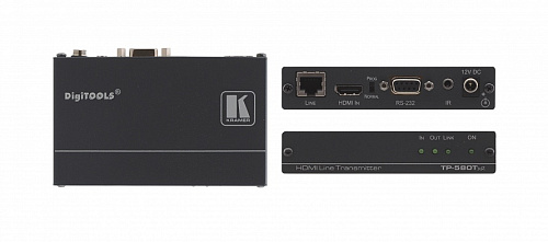 Передатчик Kramer Electronics [TP-580TXR] сигнала HDMI, RS-232 и ИК в кабель витой пары (TP), до 180 м