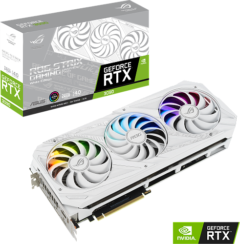 Видеокарта/ ROG-STRIX-RTX3090-24G-WHITE