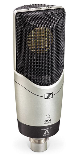 Sennheiser MK 4 DIGITAL Цифровой конденсаторный микрофон с большой мембраной. Кардиоида. АЦП Apoggee. Подключие по USB или Lightning.