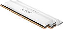 Оперативная память Crucial Pro Gaming by Micron DDR5-6400 64GB Kit (2x32GB) UDIMM CL40 White 1.35V, 1 Year Warrаnty