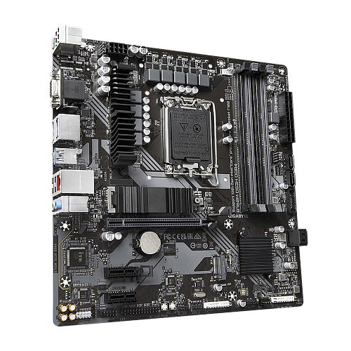 Материнская плата Gigabyte B760M DS3H DDR4, Socket 1700, Intel®B760, 4xDDR4-3200, D-SUB+HDMI+DP+DP, 1xPCI-Ex16, 2xPCI-Ex1, 4xSATA3(RAID 0/1/5/10), 2xM