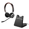 Беспроводная гарнитура Jabra Evolve 65 SE, Link380a MS Stereo Stand (PN: 6599-833-399)