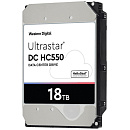 Жесткий диск WESTERN DIGITAL ULTRASTAR SATA 18TB 7200RPM 6GB/S 512MB DC HC550 WUH721818ALE6L4_0F38459 WD