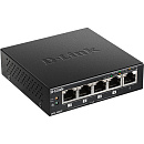 Коммутатор D-LINK Коммутатор/ DGS-1005P Unmanaged Switch 5x1000Base-T (4x1000Base-T PoE), PoE Budget 60W, metal case