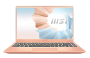 MSI Modern 14 Intel Core i5-1135G7 2.4GHz,14" FHD (1920x1080) IPS AG,16Gb DDR4-3200(1),512Gb SSD,nVidia MX450 2Gb GDDR5,52Wh,Kbd Backlit,1.3kg,1y,Beig