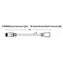 TS-003DRM Удлинитель 2 м. 6-pin - female network mouth