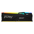 Модуль памяти Kingston 16GBDDR5 5200 DIMM FURY Beast Black XMP Gaming Memory KF552C40BBA-16 Non-ECC, CL40, 1.25V, 1RX8 40-40-40 288-pin 16Gbit, RTL