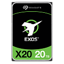 Жесткий диск Seagate Exos X20 HDD SATA 20Tb, 7200 rpm, 256Mb buffer, 512e/4Kn, CMR, ST20000NM007D, 1 year (вскрыт и имеет вмятины)