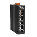 Коммутатор IoT 8 x PoE 10/100 BaseTX, питание 24 ~ 57 В пост., металлический корпус