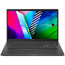 Ноутбук ASUS M513UA-L1553W +bag 15.6"(1920x1080 OLED)/AMD Ryzen 5 5500U(2.1Ghz)/8192Mb/512PCISSDGb/noDVD/Int:AMD Radeon/Cam/BT/WiFi/1.8kg/Indie Black
